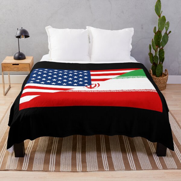 Item preview, USA Iran Flag designed and sold by Carl's Clothing.