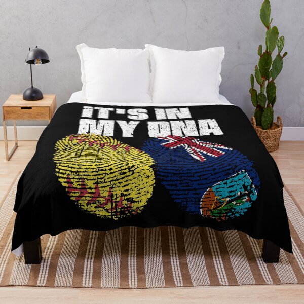 Item preview, IT'S IN MY DNA Softball - Montserrat Flag Fingerprint designed and sold by CosmoKitsch.