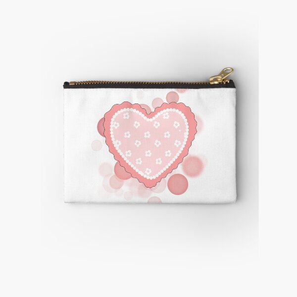 Item preview, Embroidered Pink Heart – Cute Illustration designed and sold by iamKRUK.