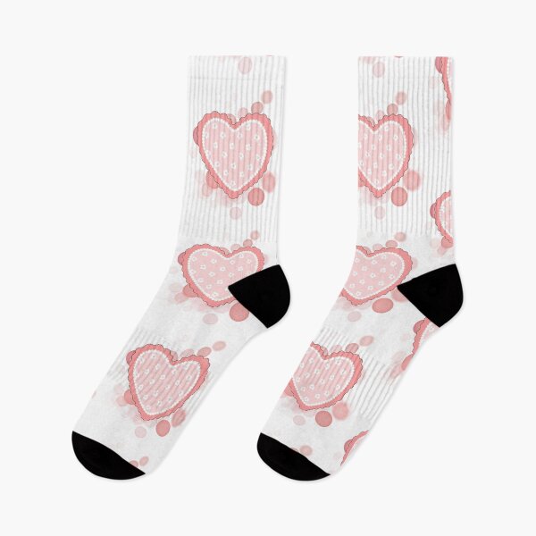 Item preview, Embroidered Pink Heart – Cute Illustration designed and sold by iamKRUK.