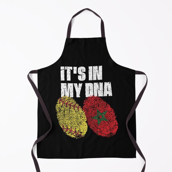 Item preview, IT'S IN MY DNA Softball - Morocco Flag Fingerprint designed and sold by CosmoKitsch.