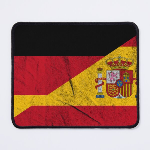 Item preview, Distressed Germany Spain Flag designed and sold by Carl's Clothing.
