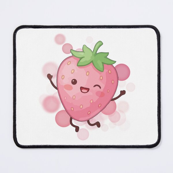 Item preview, Smiling Strawberry – Cute Illustration designed and sold by iamKRUK.