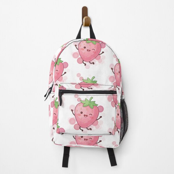Item preview, Smiling Strawberry – Cute Illustration designed and sold by iamKRUK.