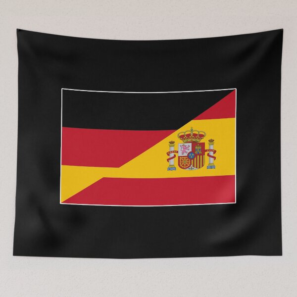 Item preview, Germany Spain Flag designed and sold by Carl's Clothing.