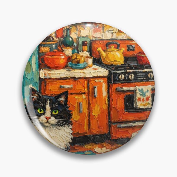 Item preview, Cat In The Kitchen Impasto designed and sold by VFWChuck.