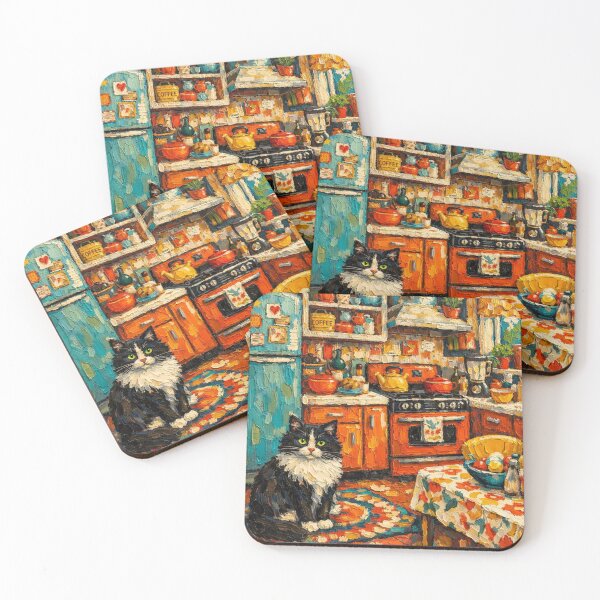 Item preview, Cat In The Kitchen Impasto designed and sold by VFWChuck.