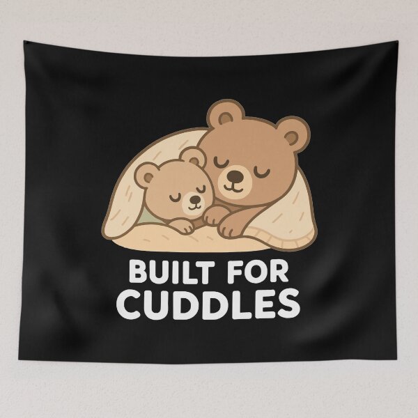 Item preview, Two bears for cuddling – Built for Cuddles designed and sold by Pineapple-Tree.