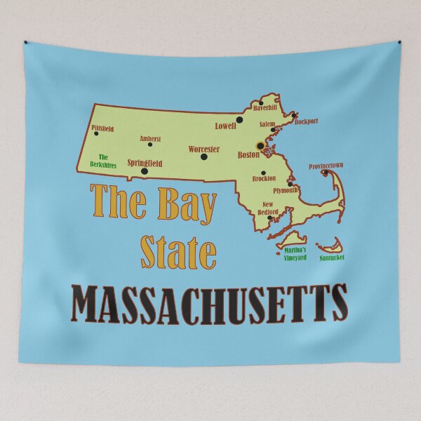 Item preview, Massachusetts Map designed and sold by Beery.