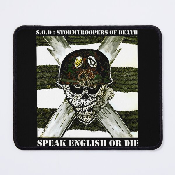 Item preview, S.O.D Stormtroopers Of Death Band Speak English Or Die designed and sold by hammich.