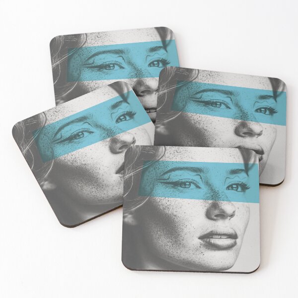 Item preview, Female portrait with freckles. designed and sold by Drawings Project.