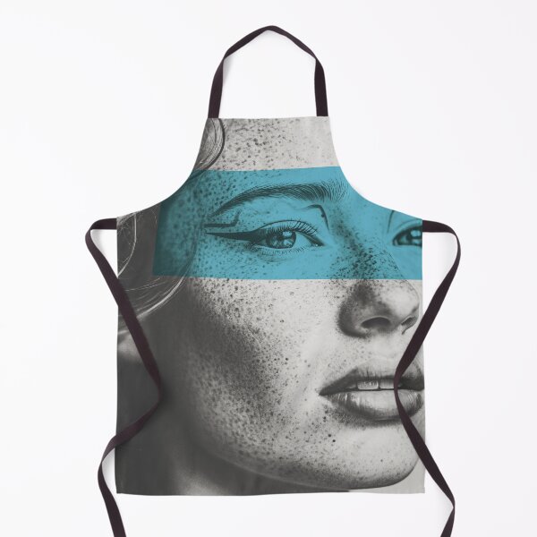 Item preview, Female portrait with freckles. designed and sold by Drawings Project.