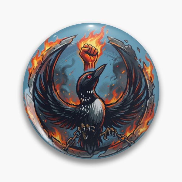 Item preview, Minnesota Rebel Loon MN Bird Resistance ART designed and sold by Essémké.