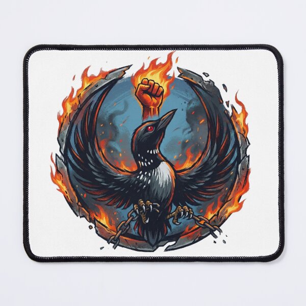 Item preview, Minnesota Rebel Loon MN Bird Resistance ART designed and sold by Essémké.