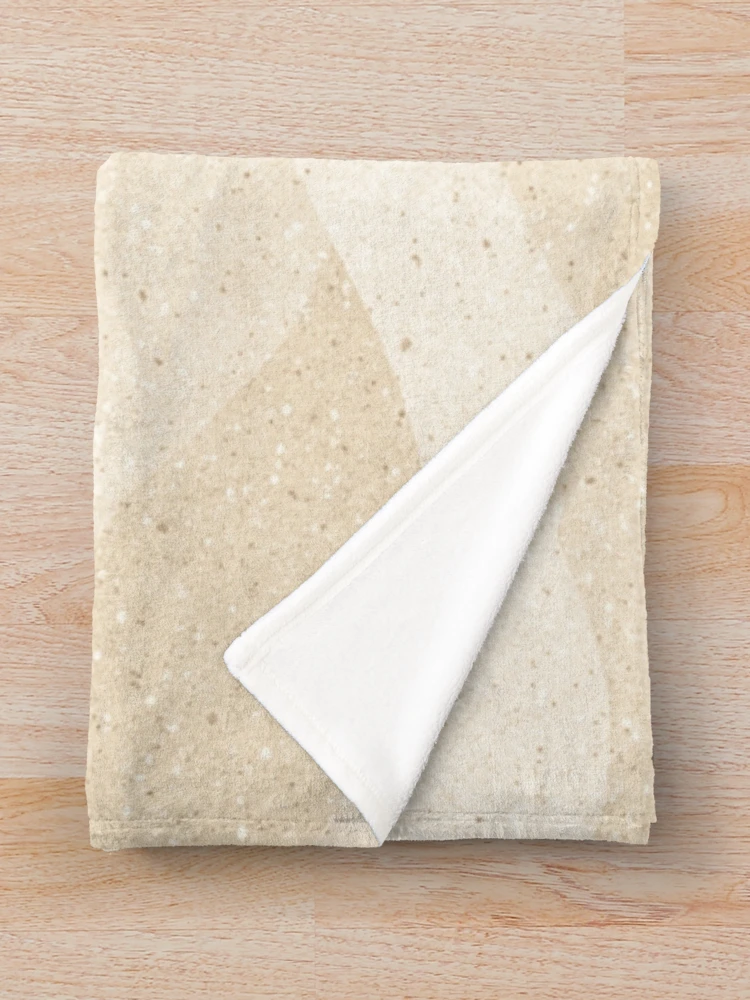 Thumbnail 3 of 6, Throw Blanket, Minimal Grain Texture Pattern – Soft Neutral Design designed and sold by auraRM studio.