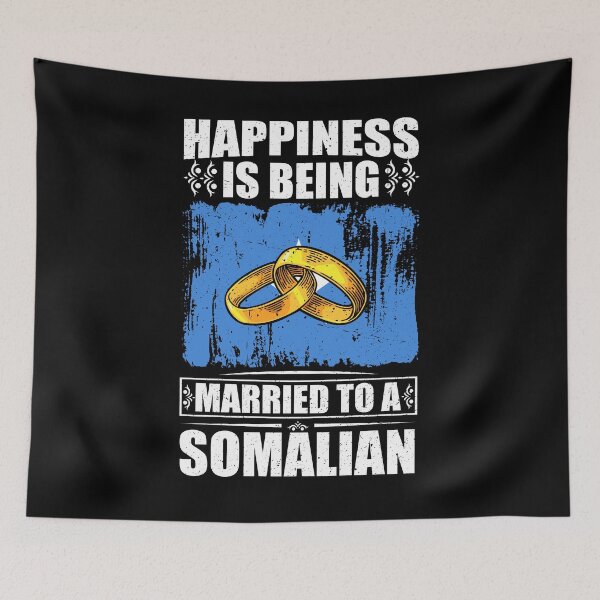 Item preview, Happiness Is Being Married To A Somalian   designed and sold by GabbyKash.
