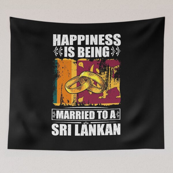Item preview, Happiness Is Being Married To A Sri Lankan designed and sold by GabbyKash.