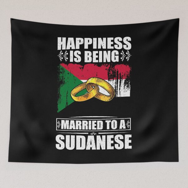 Item preview, Happiness Is Being Married To A Sudanese designed and sold by GabbyKash.