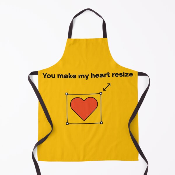 Item preview, Funny Designer Valentine - "You Make My Heart Resize" UI/UX Graphic designed and sold by MrGlayga.