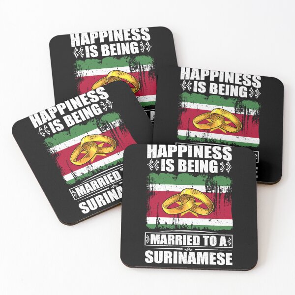 Item preview, Happiness Is Being Married To A Surinamese   designed and sold by GabbyKash.