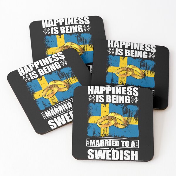 Item preview, Happiness Is Being Married To A Swedish   designed and sold by GabbyKash.