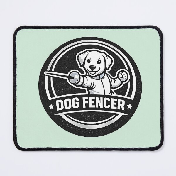 Item preview, Dog Fencer designed and sold by ChillCharmStudio.