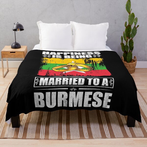 Item preview, Happiness Is Being Married To A Burmese    designed and sold by GabbyKash.