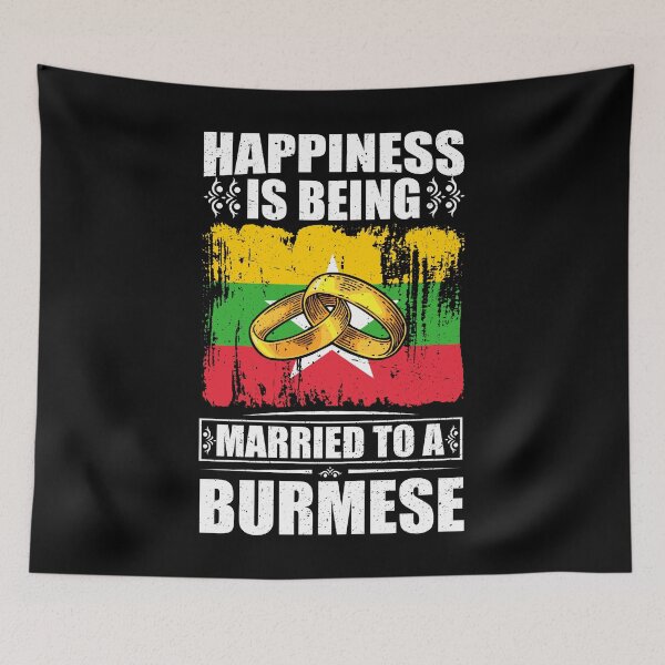 Item preview, Happiness Is Being Married To A Burmese    designed and sold by GabbyKash.