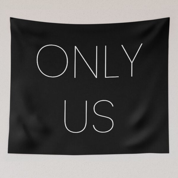 Item preview, ONLY US – Minimalist Typography for Couples designed and sold by BrushRushX.