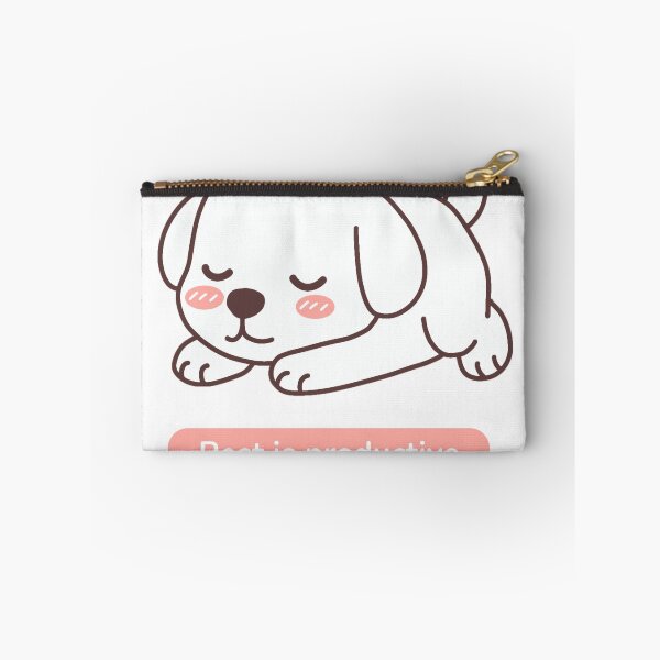 Item preview, Rest Is Productive Dog Sticker designed and sold by MoonlightEleven.