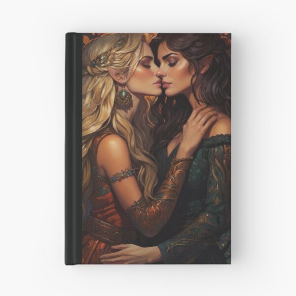 Item preview, Emerie & Morrigan – Sapphic Fantasy Embrace designed and sold by DudasAmiles.