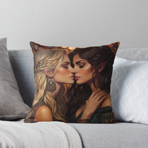 Item preview, Emerie & Morrigan – Sapphic Fantasy Embrace designed and sold by DudasAmiles.