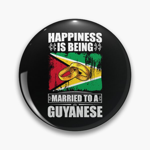 Item preview, Happiness Is Being Married To A Guyanese  designed and sold by GabbyKash.