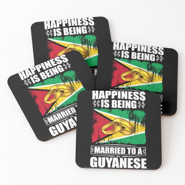Item preview, Happiness Is Being Married To A Guyanese  designed and sold by GabbyKash.