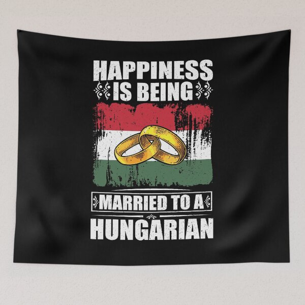 Item preview, Happiness Is Being Married To A Hungarian  designed and sold by GabbyKash.