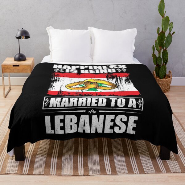 Item preview, Happiness Is Being Married To A Lebanese  designed and sold by GabbyKash.