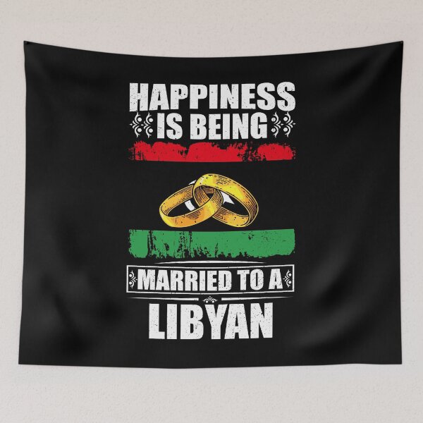 Item preview, Happiness Is Being Married To A Libyan  designed and sold by GabbyKash.