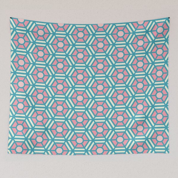 Item preview, Old School Beehive Tessellation - Abstract Geometric Shape Pattern  - Birthday Gift For Wife designed and sold by RoyalStarsPatts.