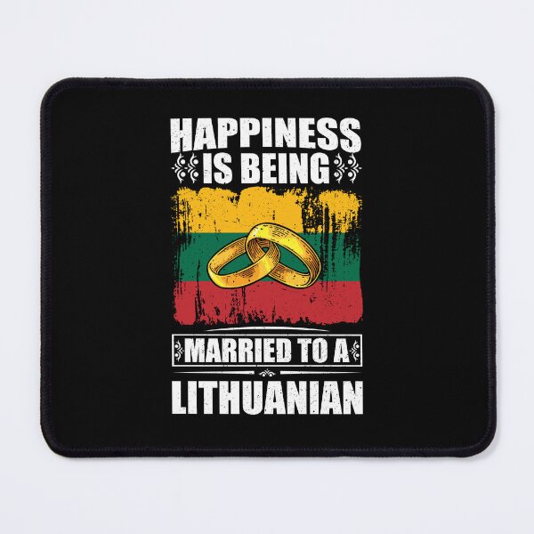 Item preview, Happiness Is Being Married To A Lithuanian designed and sold by GabbyKash.