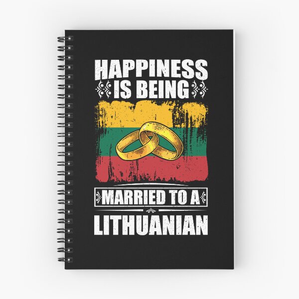 Item preview, Happiness Is Being Married To A Lithuanian  designed and sold by GabbyKash.
