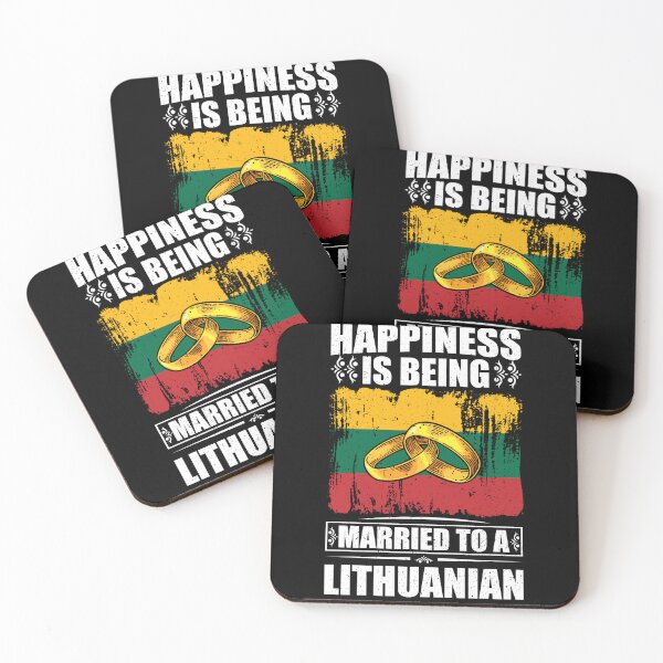 Item preview, Happiness Is Being Married To A Lithuanian  designed and sold by GabbyKash.