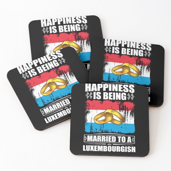 Item preview, Happiness Is Being Married To A Luxembourgish   designed and sold by GabbyKash.