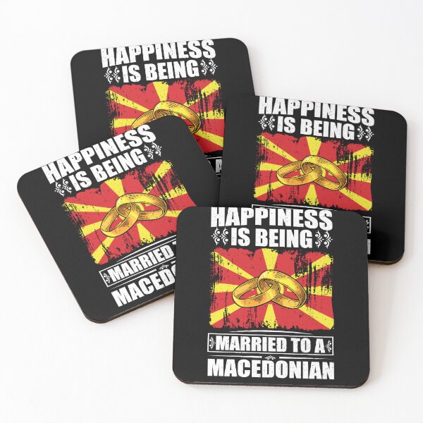 Item preview, Happiness Is Being Married To A Macedonian  designed and sold by GabbyKash.