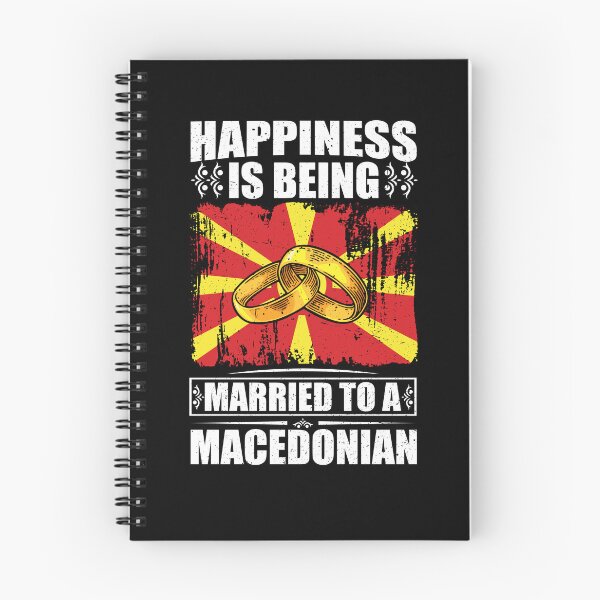 Item preview, Happiness Is Being Married To A Macedonian  designed and sold by GabbyKash.