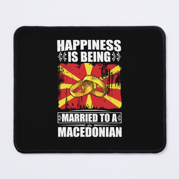 Item preview, Happiness Is Being Married To A Macedonian designed and sold by GabbyKash.