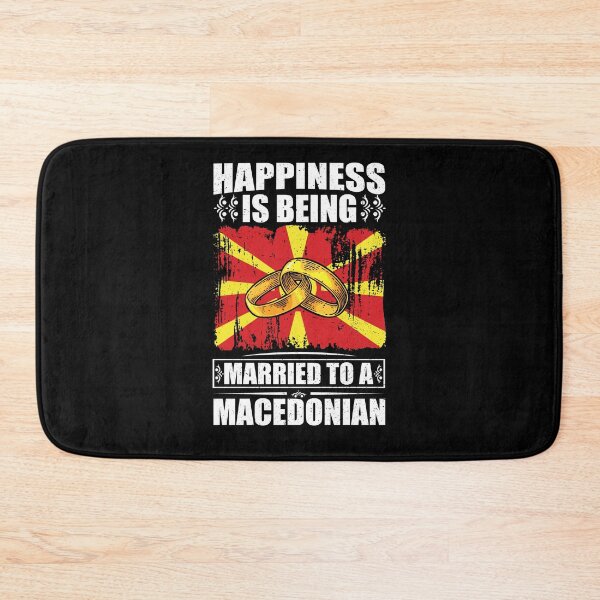 Item preview, Happiness Is Being Married To A Macedonian  designed and sold by GabbyKash.