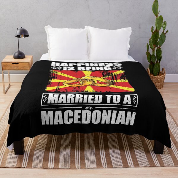 Item preview, Happiness Is Being Married To A Macedonian  designed and sold by GabbyKash.