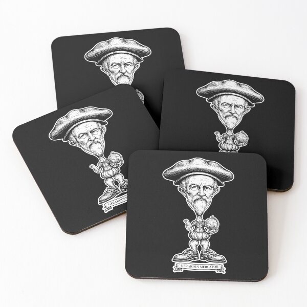 Item preview, Mercator Projection Explained | Distorted Gerardus Mercator Map Humor designed and sold by RollFuzzy.