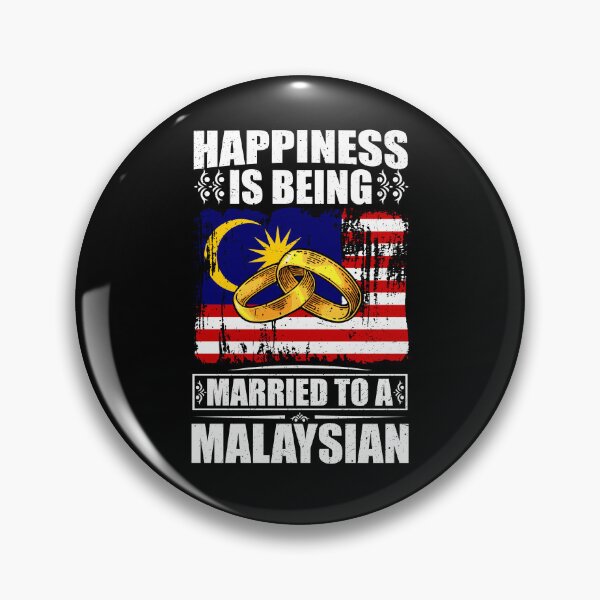 Item preview, Happiness Is Being Married To A Malaysian  designed and sold by GabbyKash.