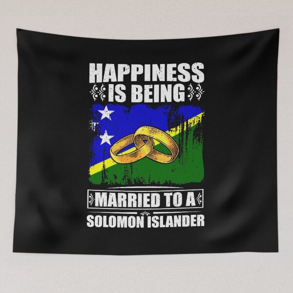 Item preview, Happiness Is Being Married To A Solomon Islander designed and sold by GabbyKash.